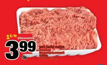 Super C PORC HACHÉ MAIGRE | LEAN GROUND PORK offer
