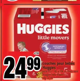 Super C COUCHES POUR BÉBÉS HUGGIES | HUGGIES BABY DIAPERS offer