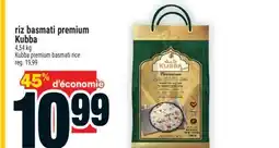 Super C RIZ BASMATI PREMIUM KUBBA | KUBBA PREMIUM BASMATI RICE offer