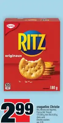 Super C CRAQUELINS CHRISTIE | CHRISTIE CRACKERS offer