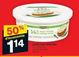 Super C CRÈME SURE SELECTION | SELECTION SOUR CREAM offer