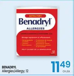 Uniprix BENADRYL Allergies/Allergy offer
