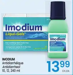Uniprix IMODIUM Antidiarrhéique / Antidiarrheal offer