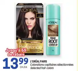 Uniprix L'ORÉAL PARIS Colorations capillaires sélectionnées/Selected hair colors offer