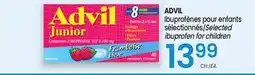 Uniprix ADVIL Ibuprofènes pour enfants sélectionnés/Selected ibuprofen for children offer