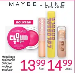 Uniprix MAYBELLINE NEW YORK Maquillage sélectionné / Selected makeup products offer