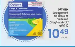 Uniprix OPTION+ Soulagement de la toux et du rhume / Cough and cold relief offer