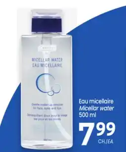 Uniprix OPTION+ Eau micellaire /Micellar water offer