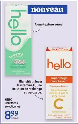 Uniprix HELLO Dentifrices sélectionnés offer