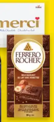 Uniprix FERRERO, MERCI, HERSHEY'S Chocolats sélectionnés/ Selected chocolates offer