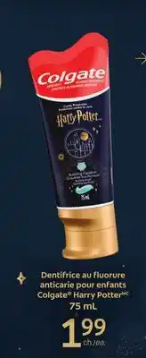 Uniprix Dentifrice au fluorure anticarie pour enfants/Colgate Harry Potter offer