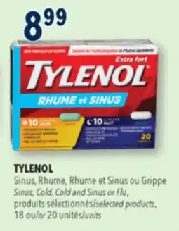 Familiprix TYLENOL, Acetaminophen, 500 mg, 200 tablets, or Action Rapid Release, 120 gelcaps offer