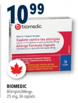 Familiprix BIOMEDIC Allergy, 25mg, 36caplets offer
