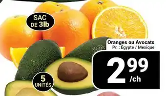 Pasquier Oranges ou Avocats offer