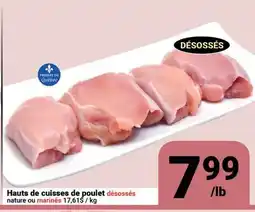 Pasquier Hauts de cuisses de poulet désossés offer