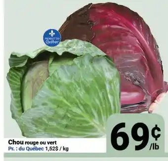 Pasquier Chou rouge ou vert offer