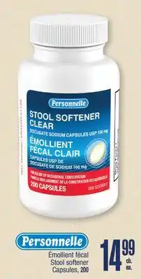 Jean Coutu Personnelle Stool softener offer