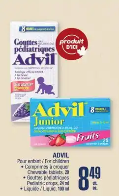 Jean Coutu ADVIL For children offer
