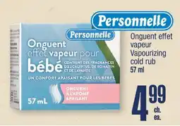 Jean Coutu PERSONNELLE Vapourizing cold rub offer