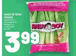 Metro COEURS DE LAITUE ROMAINE | ROMAINE HEARTS offer