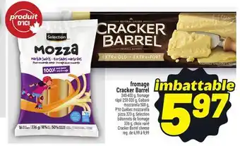 Metro FROMAGE CRACKER BARREL | CRACKER BARREL CHEESE offer