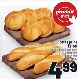 Metro PETITS PAINS KAISER | KAISER ROLLS offer