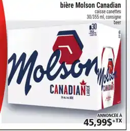 Metro BIÈRE MOLSON CANADIAN | BEER offer