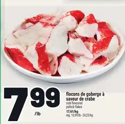 Metro FLOCONS DE GOBERGE À SAVEUR DE CRABE | CRAB FLAVOURED POLLOCK FLAKES offer