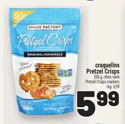 Metro CRAQUELINS PRETZEL CRISPS | PRETZEL CRISPS CRACKERS offer