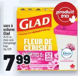 Metro SACS À ORDURES GLAD | GLAD GARBAGE BAGS offer