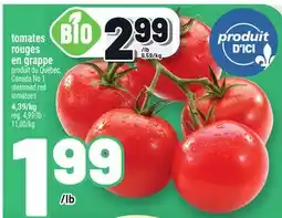 Metro TOMATES ROUGES EN GRAPPE | STEMMED RED TOMATOES offer