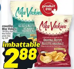 Metro CROUSTILLES MISS VICKIE'S | MISS VICKIE'S POTATO CHIPS offer