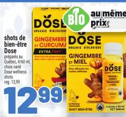 Metro SHOTS DE BIEN-ÊTRE DOSE | DOSE WELLNESS SHOTS offer