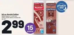 Metro LAIT AU CHOCOLAT QUÉBON | QUÉBON, SEALTEST, BEATRICE CHOCOLATE MILK offer