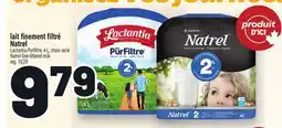 Metro LAIT FINEMENT FILTRÉ NATREL | NATREL FINE-FILTERED MILK offer