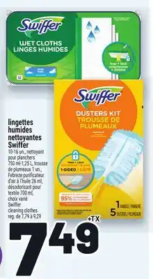 Metro LINGETTES HUMIDES NETTOYANTES SWIFFER | SWIFFER CLEANING CLOTHES offer