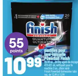 Metro PASTILLES POUR LAVE‑VAISSELLE POWERBALL FINISH | FINISH POWERBALL DISHWASHER TABS offer