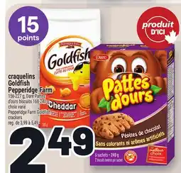 Metro CRAQUELINS GOLDFISH PEPPERIDGE FARM | PEPPERIDGE FARM GOLDFISH CRACKERS offer