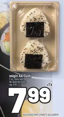 Metro ONIGIRI AKI SUSHI | AKI SUSHI BAR offer