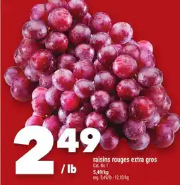 Marche Ami raisins rouges extra gros offer