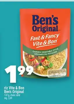 Marche Ami RIZ VITE & BON BEN'S ORIGINAL offer