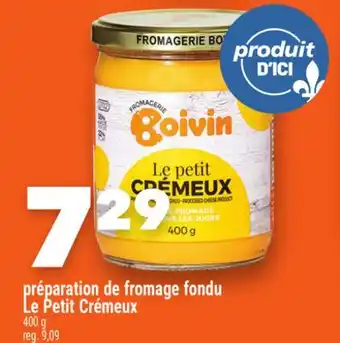Marche Ami PRÉPARATION DE FROMAGE FONDU LE PETIT CRÉMEUX offer