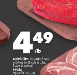 Marche Ami côtelettes de porc frais offer