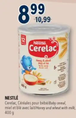 Familiprix NESTLÉ Baby cereal Honey and wheat with milk offer