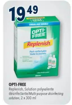 Familiprix OPTI-FREE, Replenish, Solution Multi-purpose disinfecting solution offer