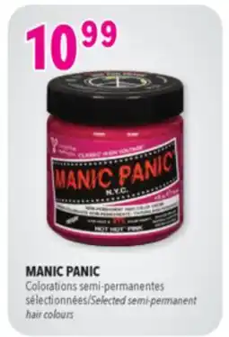 Familiprix MANIC PANIC, Colorations semi-Selected semi-permanent hair colours offer