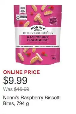 Costco Nonni's Raspberry Biscotti Bites offer