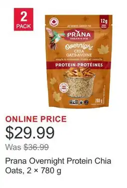 Costco Prana Overnight Protein Chia Oats, 2 × offer