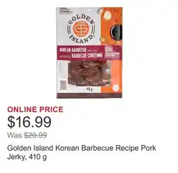 Costco Golden Island Korean Barbecue Recipe Pork Jerky offer