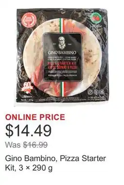 Costco Gino Bambino, Pizza Starter Kit, 3 × offer